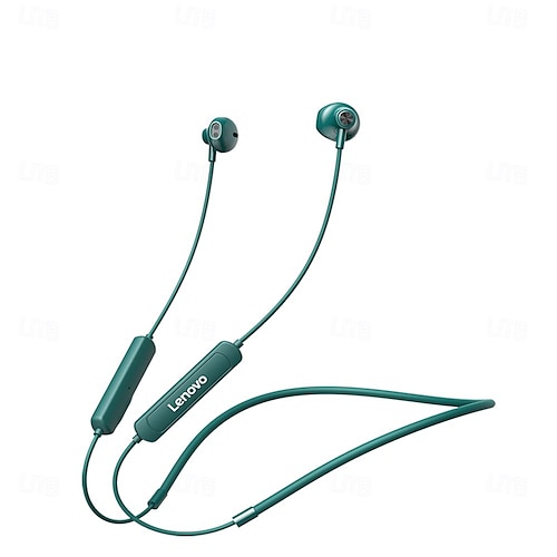 Cuffie auricolari con archetto da collo Lenovo SH1 Bluetooth 5.0, stereo impermeabili, sportive, per Apple, Samsung, Huawei, Xiaomi, Mi, telefono cellulare per corsa e fitness