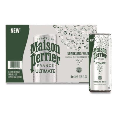 Nestlé Maison Perrier Sparkling Water, Plain, 11.15 oz, 8 Cans/Box (PRR60171) Box of 8 Nestlé® Bottled Water