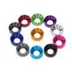 Metal Washers, Aluminum Flat Washers For Countersunk Head Bolts Multicolor Multiple Sizes Pack Of 60(GrÃŒn,M5 5pcs)