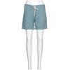 Roxy Damen Shorts, Gr. 25, hellblau, Baumwolle, Lyocell