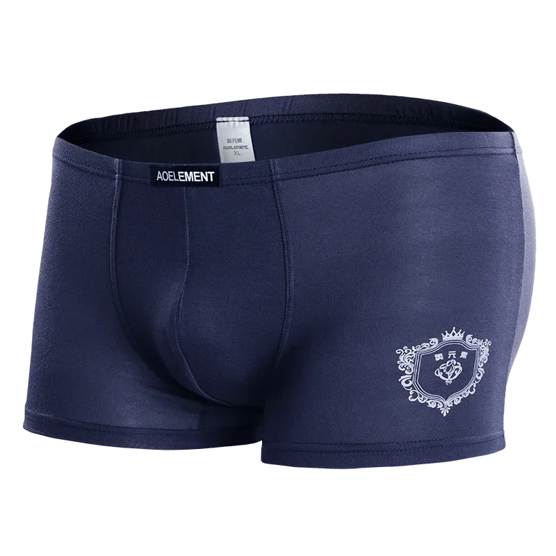 3PC von Modal Herrenunterwäsche Herren-Boxershorts mittlere Taille Jugend atmungsaktive Vier-Ecken-Unterhose sexy Shorts Kopf Image