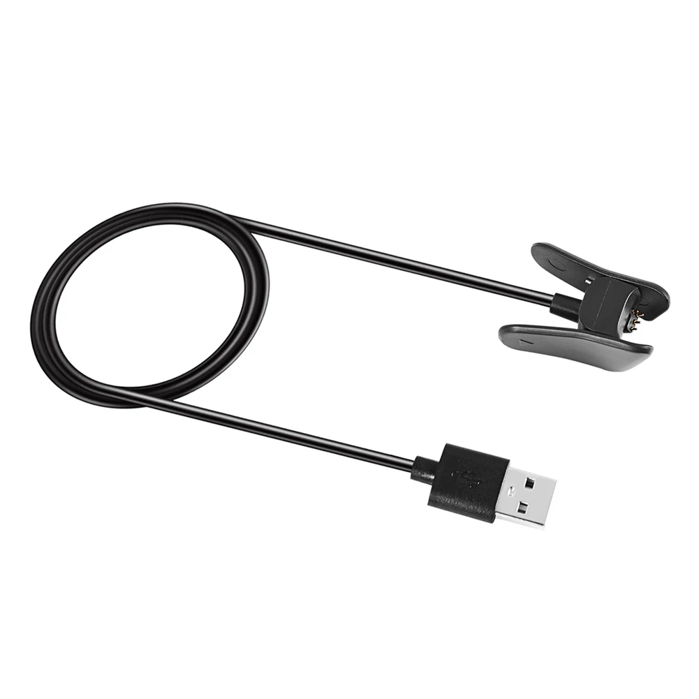 1 m USB-Ladekabel, tragbares USB-Ladekabel, Kurzschlussschutz, unterstützt Datenübertragung für Garmin Vivosmart 4 Image
