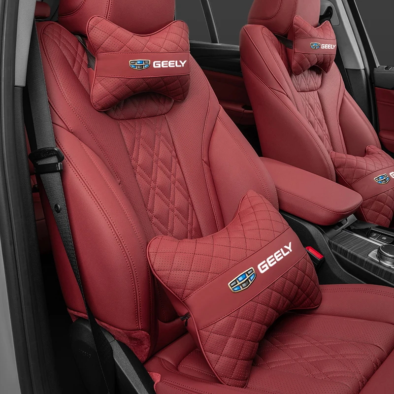 Auto Sitz Kopf Unterstützung Kissen Lenden Kissen Innen Zubehör Für Geely Boyue Haoyue Vision-X3 Neue emgrand Vision Binyue Image