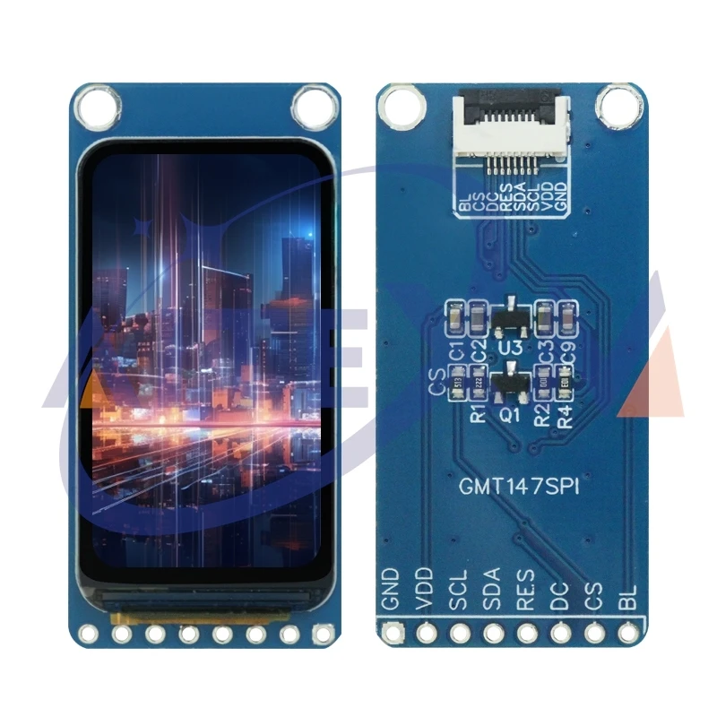 AITEXM 1,47 Zoll 1,47 Zoll TFT LCD Bildschirm ST7789 Kleiner Bildschirm 172*320 Display LCD Voller Blickwinkel SPI Farbbildschirm Image