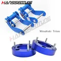 Accessori per sospensioni 4X4 Sollevamento anteriore per auto Distanziatori da 2 "/2.5" e grilli comfort posteriori del telaio per Triton L200 MQ MY 2015+