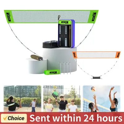 Professional Badminton Net Badminton Training Net Volleyball Tennis Training Square Net Portable Tennis Net for Kids Adults