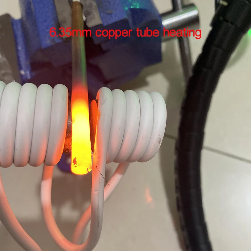 2800 W ZVS Induktionsheizung Induktionsheizmaschine Metallgussofenausrüstung + Tiegelspule Heizung 110 V 220 V Image