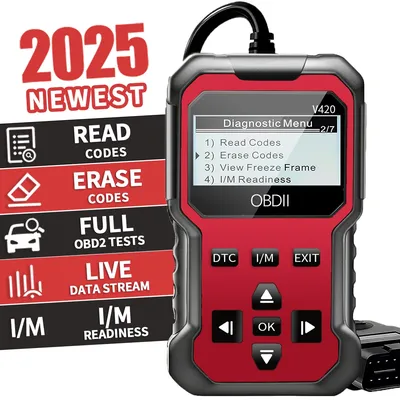 V420 Car Scanner Diagnostic Tool, Check Engine Code Reader, Obd2 Scanner for All Vehicles