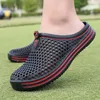 YRZL Männer Schuhe Strand Hausschuhe Unisex Aushöhlen Casual Frauen Strand Sandale Flip-Flops Schuhe Rutschfeste Größe 36-45 Herren Hausschuhe