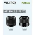 Viltrox 20mm F2.8 Obiettivo ultra grandangolare full frame con messa a fuoco automatica per Sony E-mount per obiettivi per fotocamere Nikon Z Mount