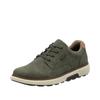 Sneaker RIEKER, Herren, Gr. 46, moosgrün, braun, Lederimitat, unifarben, sportlich, Schuhe, Halbschuh, Schnürschuh, Casual Sneaker mit weichem Schaftrand, TEX