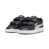 Sneaker PUMA "SMASH 3.0 GLITZ GLAM V INF", Gr. 27, schwarz (puma schwarz, puma silber, puma weiß), Synthetik, unifarben, sportlich, Schuhe