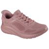 Slip-On Sneaker SKECHERS "BOBS SQUAD CHAOS-CURRENT MUSE", Damen, Gr. 38, rosa, Textil, sportlich, Schuhe, Freizeitschuh für Maschinenwäsche geeignet