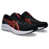 Laufschuh ASICS "PATRIOT 14", Gr. 44,5, schwarz, flash rot, Textil, sportlich, Schuhe