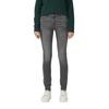 Skinny-fit-Jeans S.OLIVER "IZABELL", Damen, Gr. 46, Länge 32, grau washed, Denim/Jeans, Obermaterial: 84% Baumwolle, 14% Polyester, 2% Elasthan, casual, skinny fit lang, Jeans, in coolen, unterschiedlichen Waschungen