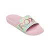 Badesandale ROXY "SLIPPY II", Gr. 37, grün, pink, Synthetik, sportlich, Schuhe