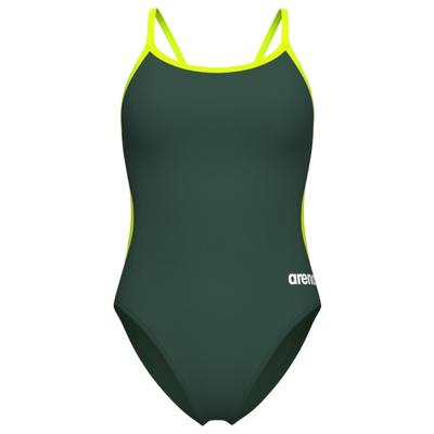 Arena - Women's Swimsuit Lace Back Solid - Badeanzug Gr 38 grün Image