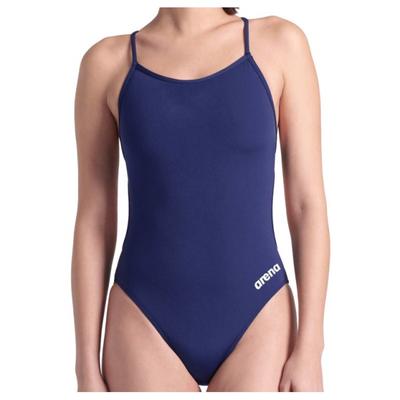 Arena - Women's Swimsuit Lace Back Solid - Badeanzug Gr 38 blau Image