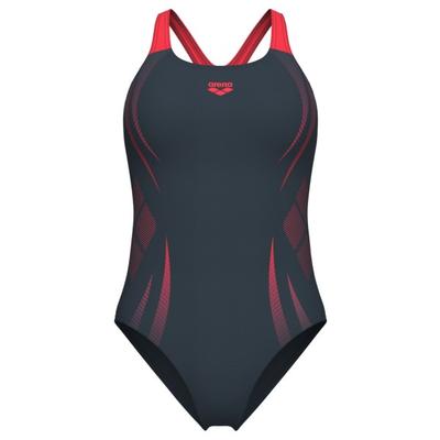 Arena - Women's Poseidonia Swimsuit Swim Pro Back LB - Badeanzug Gr 44 blau Image