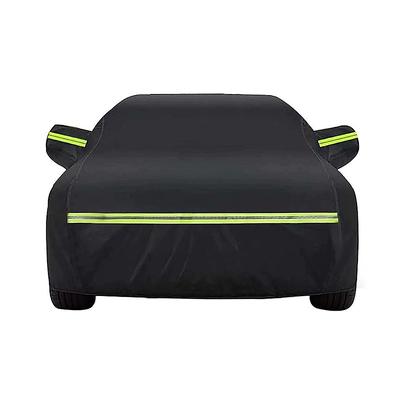 Heavy Duty Waterproof Car Cover Ultimate PEVA Protection Against Rain Snow UV Wind and Dust with Reflective Strip
