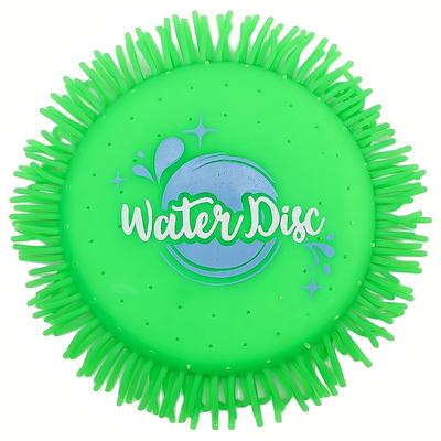 Kids Soft Water Flying Disc - Vibrant Blue Green Rubber Disc for Beach Pool and Backyard Fun - Perfect Summer Toy Gift for Boys and Girls - Durable Outdoor Plaything Beach Toys