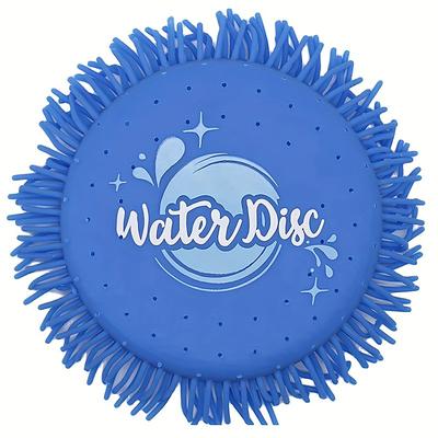 Kids Soft Water Flying Disc - Vibrant Blue Green Rubber Disc for Beach Pool and Backyard Fun - Perfect Summer Toy Gift for Boys and Girls - Durable Outdoor Plaything Beach Toys
