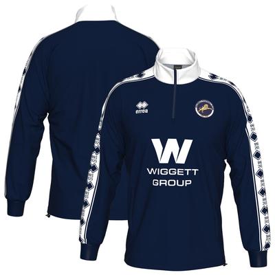 Millwall Errea Heim Pre Match Jacke - Marineblau - Kinder Image