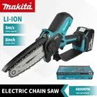 Makita – tronçonneuse sans fil 18V pour le travail du bois, avec petite tronçonneuse électrique portative de 6 pouces, Mini tronçonneuse Portable