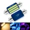 31mm 36mm 39mm 41mm lumière LED lumière intérieure lampe de lecture lumière de toit dôme lampe LED plaque d'immatriculation lumière glace bleu rose blanc chaud
