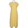 edc by Esprit Damen Kleid, Gr. 34, gelb, Elasthan, Baumwolle