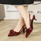 High Heels Ladies Summer Sandals Beige Patent Leather Office Work Stiletto Footwear Luxury Dramatic Bow Party Prom Women Shoes