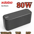 XDOBO X8 Plus 80W X8 60W Altoparlante Bluetooth wireless portatile BT5.0 Power Bank TWS Subwoofer Battery10400mAh Lettore audio