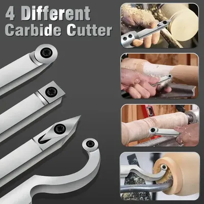 Wood Turning Tools Swan Neck Aluminum Handle for Woodworking lathe tool Handheld Woodworking Hand Tools