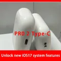 2025 NUOVO IOS18 ANC Pro 2 Auricolari Bluetooth senza fili Cancellazione attiva del rumore Gaming Cuffie vivavoce Auricolare Tipo USB-C Cavo