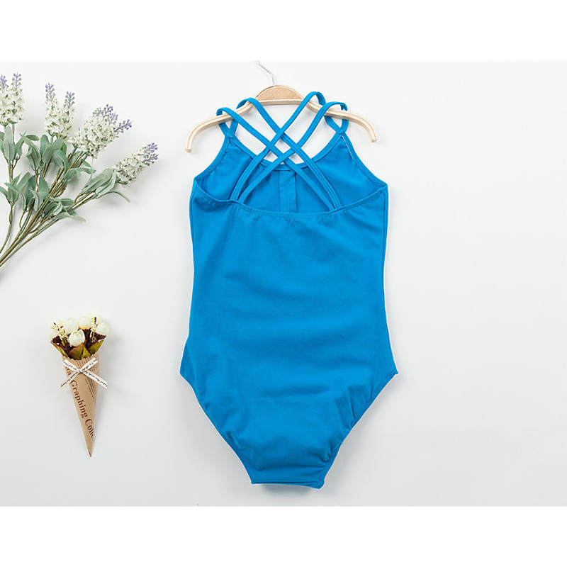 Kids' Dancewear Gymnastics Ballet Leotard / Onesie Pure Color Girls' Training Performance Sleeveless Polyester / Cotton
