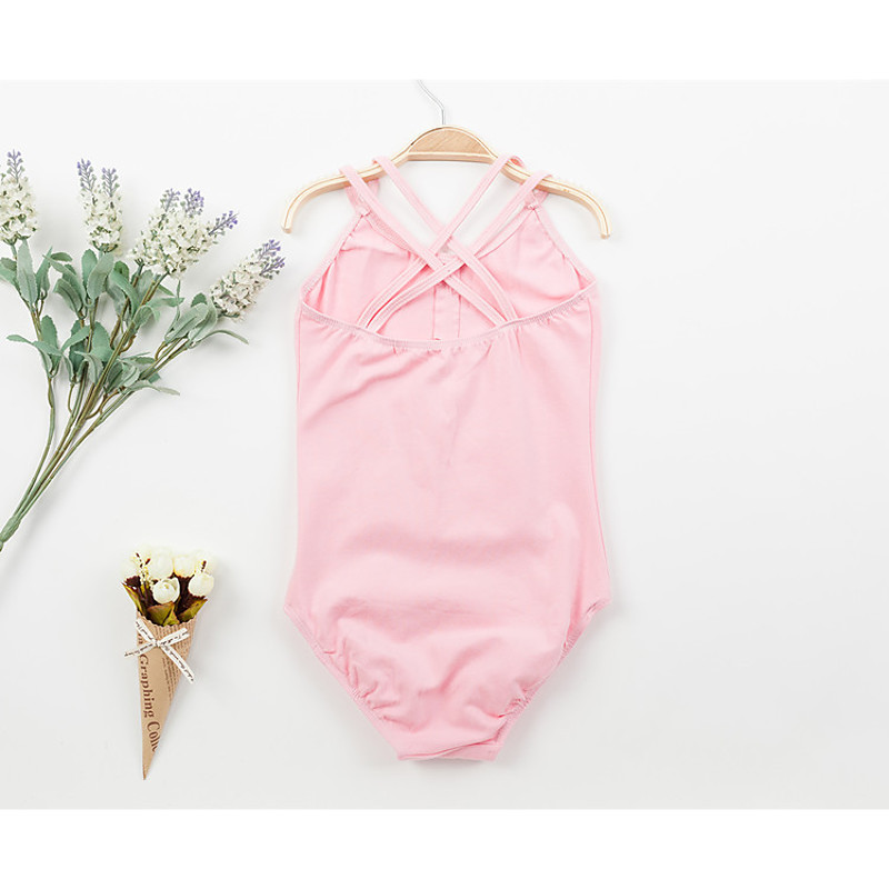 Kids' Dancewear Gymnastics Ballet Leotard / Onesie Pure Color Girls' Training Performance Sleeveless Polyester / Cotton