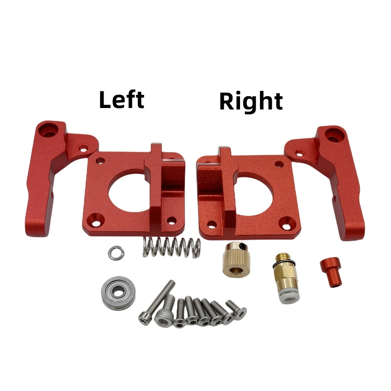 Ender 3 3D-Drucker-Upgrade-Zubehör-Kit, Aluminium-Antriebsvorschub MK8 Bowden-Extruder für Ender 3 V2, Ender-5 und CR-10-Serie Image