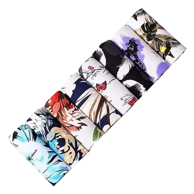 8 teile/satz Männer Unterwäsche Modal Männlichen Höschen Atmungsaktiv Sexy Mann Boxer Shorts Drucken Unterhose Shorts U Konvexen Beutel Männer Höschen Image