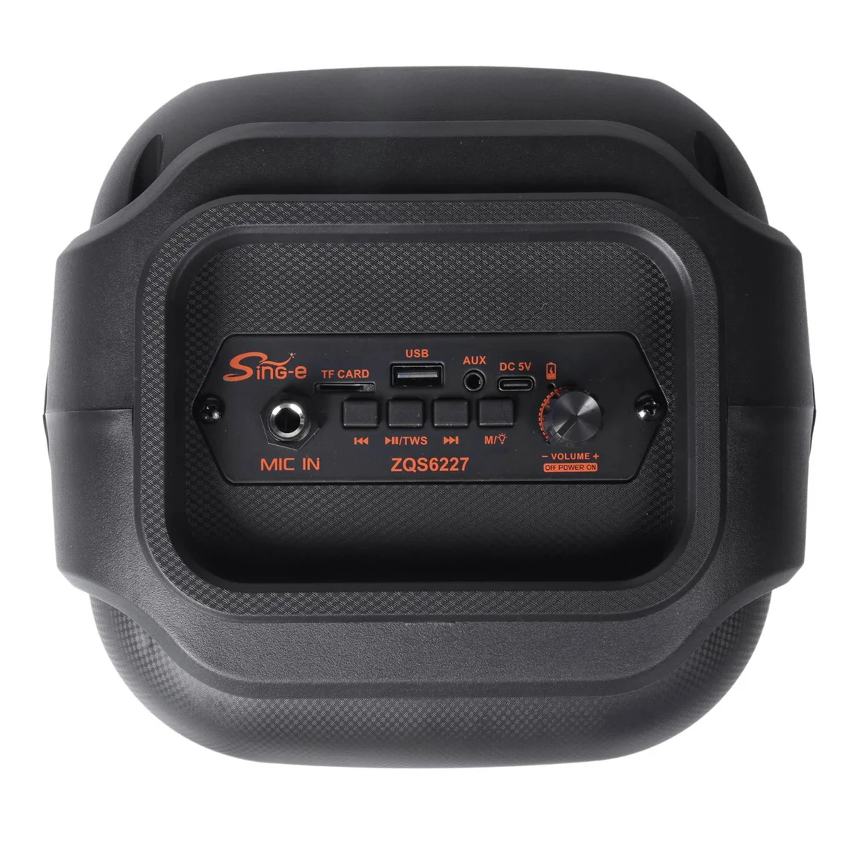 Ausgezeichnet! 1200 W supergroßer Bluetooth-Lautsprecher für den Außenbereich, 6 Zoll Doppelhorn-Subwoofer, tragbarer kabelloser Säulen-Bass-Sound mit Mikrofon Image