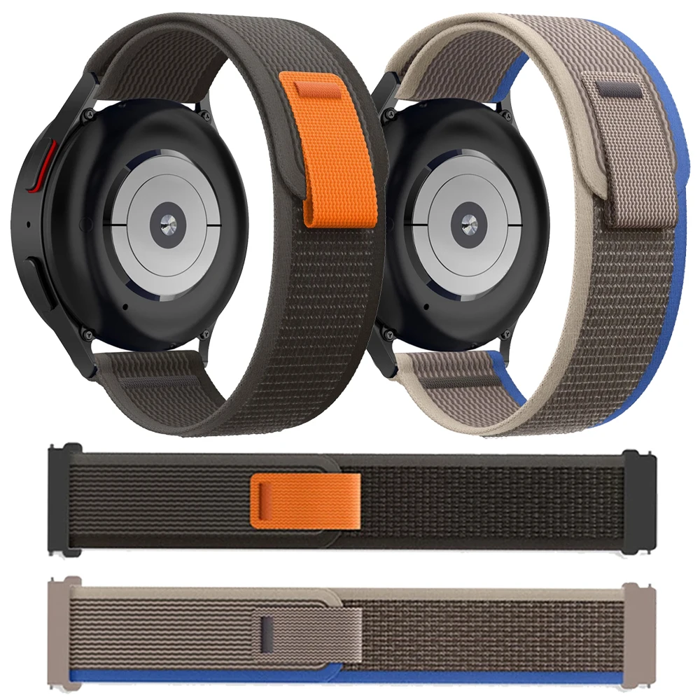 Für Huami Amazfit GTR 4 3 Pro 42 mm Nylon Trail Loop Straps Amazfit Bip 5 U S/GTS 4 3 2e/BALANCE/aktives atmungsaktives Armbandband Image