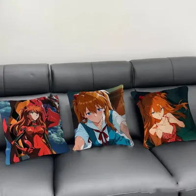 Anime A-Asuka personalisiertes Bild Text Home dekorative Kissen Haushaltsgeschenke 45x45cm Image