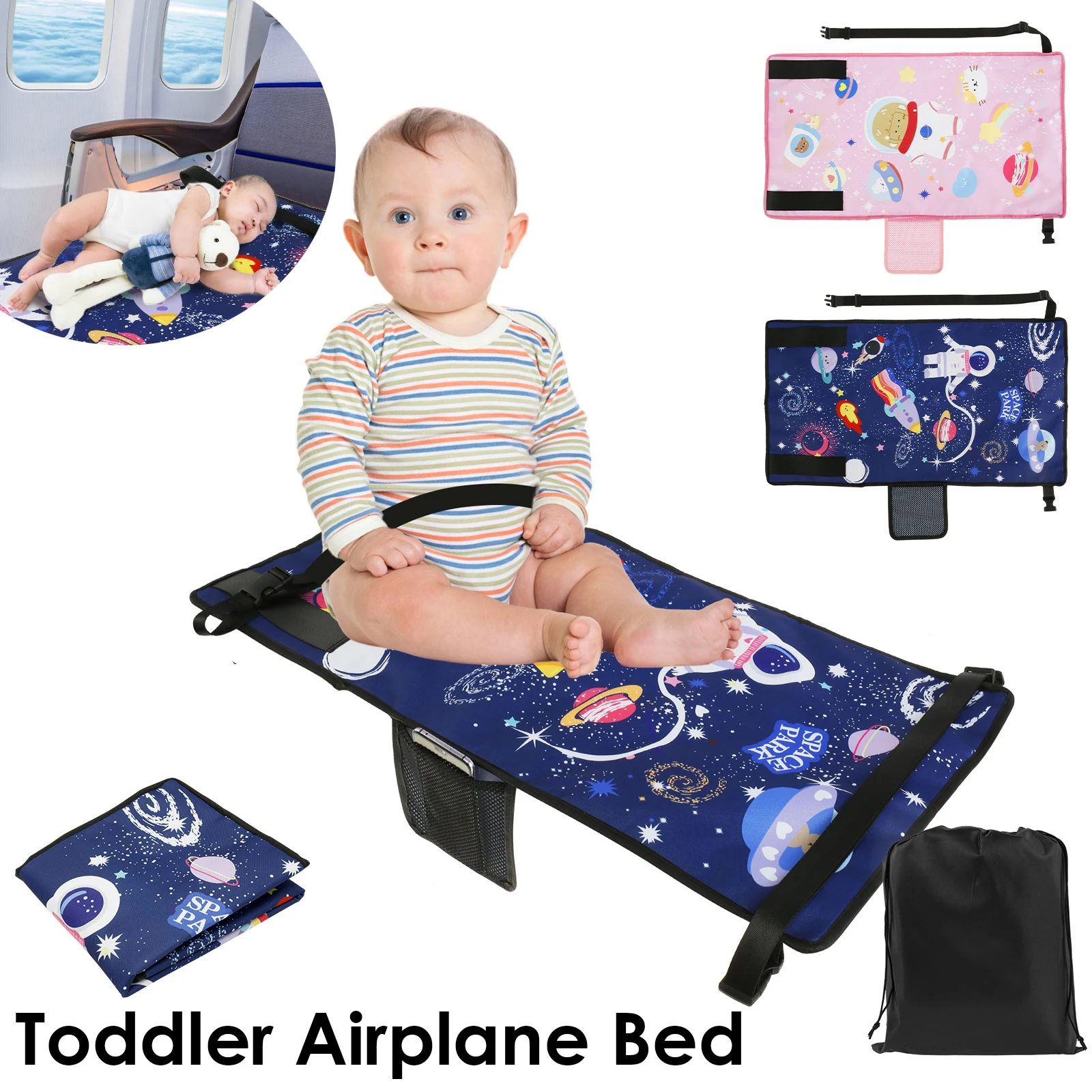 Kinder Reise Flugzeug Bett Baby Fußstütze Tragbare Reise Fußstütze Hängematte Kinder Bett Atmungsaktive Kleinkind Flugzeug Sitz Extender
