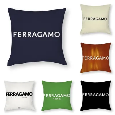 klassische Leidenschaft F-Ferragamo Kissenbezug 3D-Druck Polyesterfaser 40 * 40 cm Home Sofa Überwurf Dekoration Festival Geschenk Image