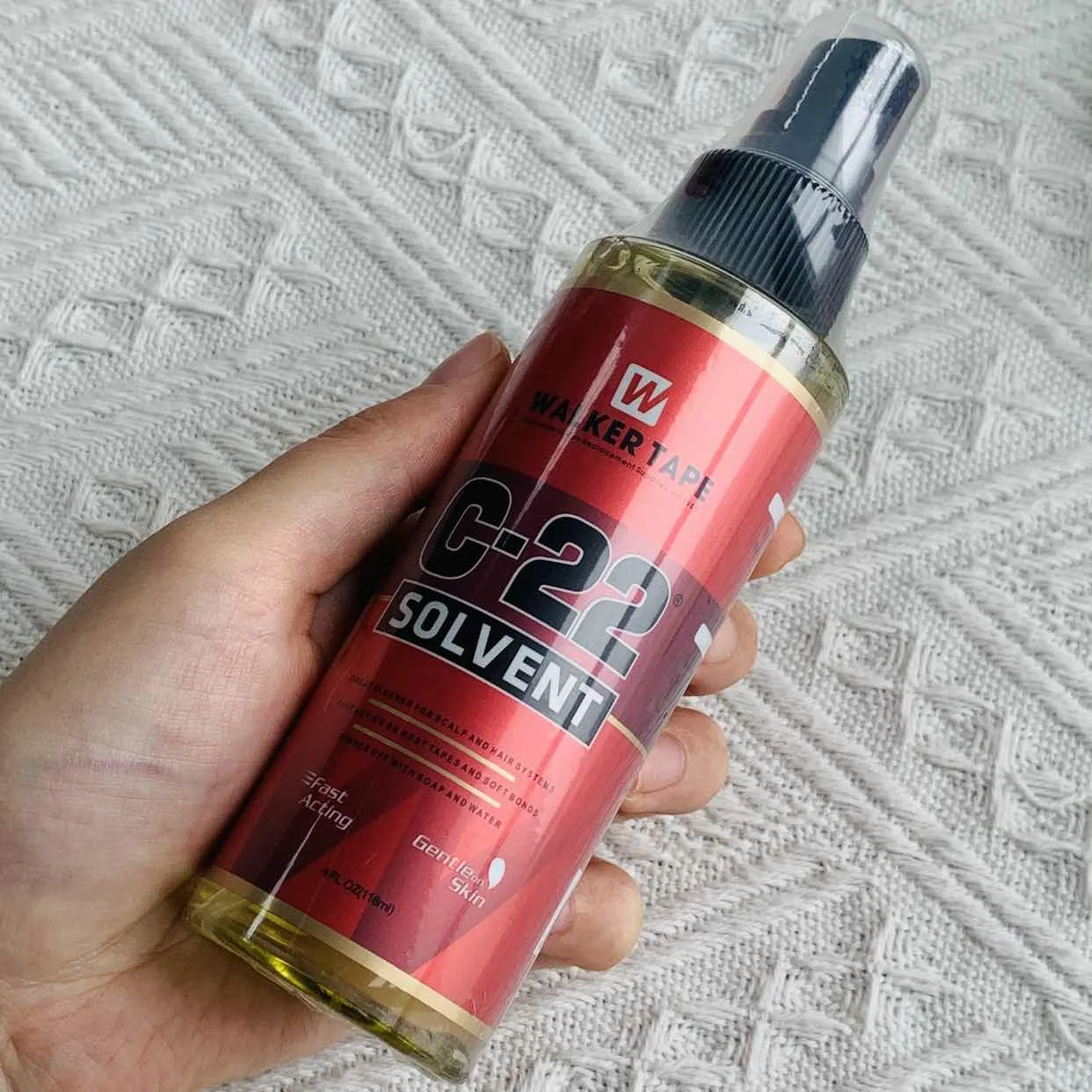 118 ml Kleberentferner C22Walker Tape Remover Spray C-22 Lösungsmittelentferner Kopfhaut- und Haarsysteme, schnell wirksam auf den meisten Bändern Image