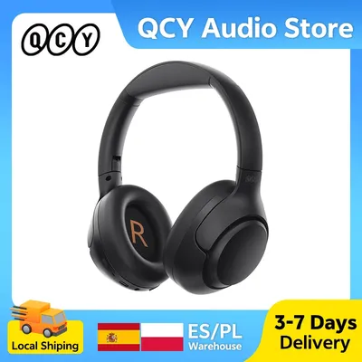 QCY H3 ANC Drahtlose Kopfhörer Hi-Res Audio Over Ear Headset 43 dB Hybrid Aktive Geräuschunterdrückung Bluetooth 5.4 Gaming-Kopfhörer Image