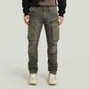 Cargohose G-STAR "Hose Rovic zip 3D regular tapered", Herren, Gr. 34, Länge 34, vintage dust asfalt, Web, Obermaterial: 98% Baumwolle, 2% Elasthan, casual, comfort fit lang, Hosen, im Tapered Fit