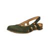 Ballerina EL NATURALISTA "El Naturalista Ballerinas Nubukleder", Damen, Gr. 38, grün (dunkelgrün), Nubukleder, casual, Schuhe