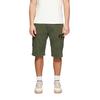 Cargobermudas S.OLIVER, Herren, Gr. 30, N-Gr, grün (dunkelgrün), Web, Obermaterial: 97% Baumwolle, 3% Elasthan, unifarben, casual, regular fit kniefrei, Hosen, Sommerhose mit Taschen