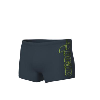 Badehose ARENA "MEN'S ARENA SCRATCHY SWIM SHORT", Herren, Gr. 7, N-Gr, grau (asphalt), Obermaterial: 80% Polyamid, 20% Elasthan, sportlich, Badehosen Image