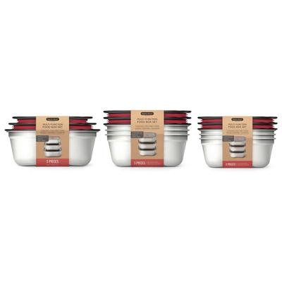 black+blum - Multifunktions Food Boxen Set Small Box - Essensaufbewahrung Gr 650 ml weiß Image